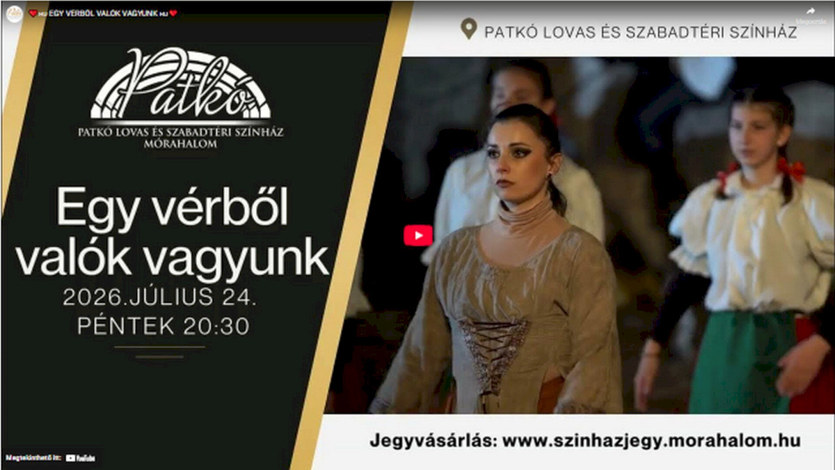 EGY VÉRBŐL VALÓK VAGYUNK